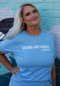 She Is Clothed Carolina Blue Tshirt