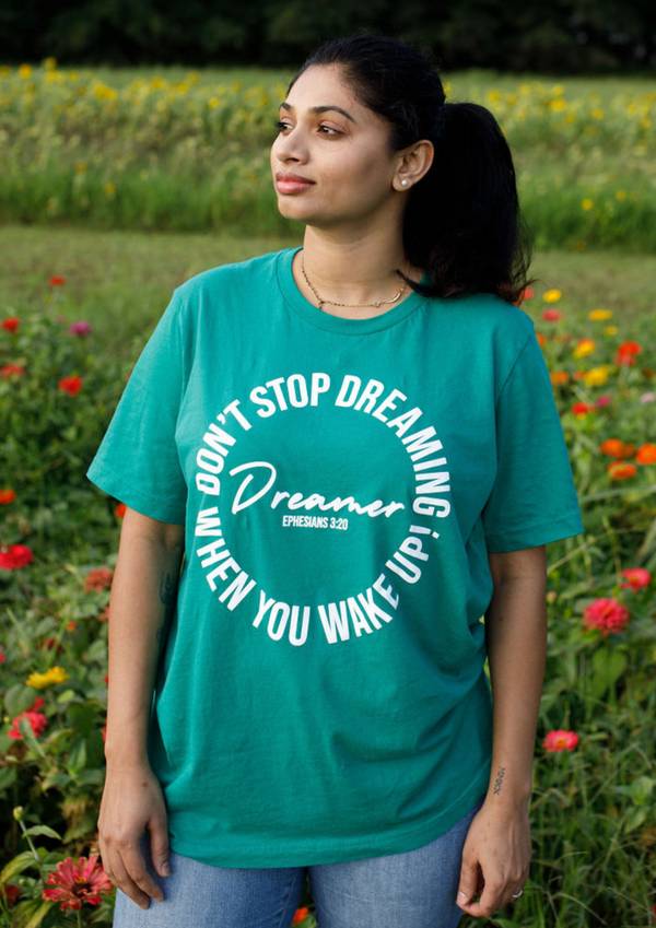 Dreamer Kelly Green Tshirt