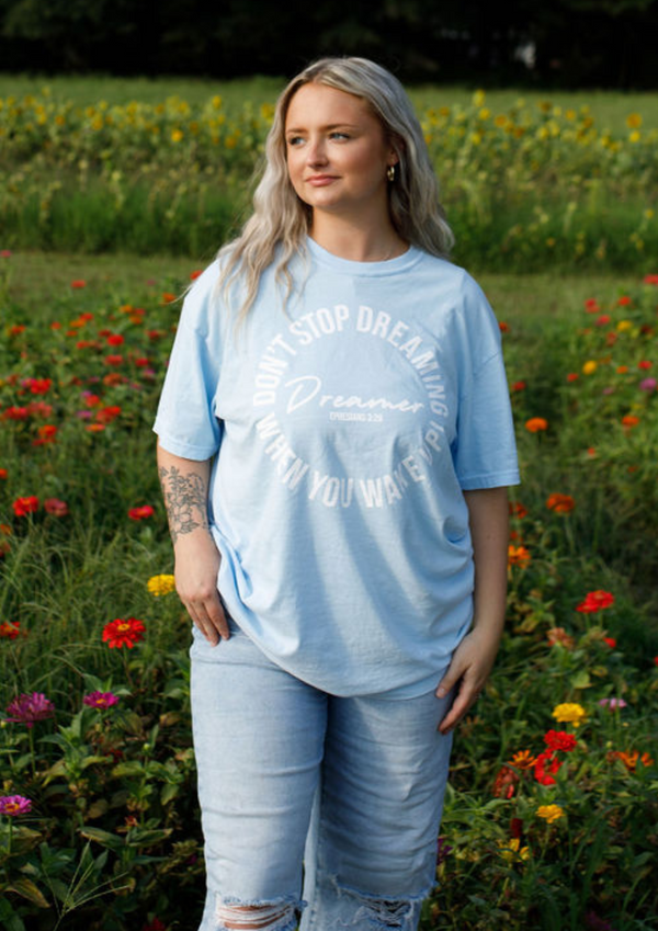 Dreamer Hydrangea Blue Tshirt
